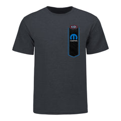 Mopar Retro T-Shirt In Grey - Front View
