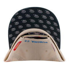 2026 Lucas Oil Winternationals Limited Edition Auction Hat in black - underbrim view