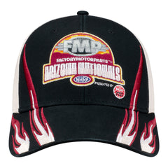 2026 Factory Motor Parts NHRA Arizona Nationals Limited Edition Auction #89 Hat In White & Black - Front View