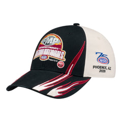 2026 Factory Motor Parts NHRA Arizona Nationals Limited Edition Hat Out Of 275 In Black & White - Angled Left Side View