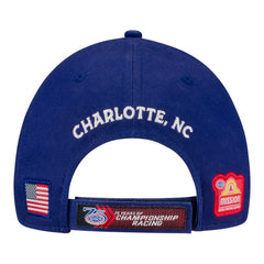2026 Charlotte 4 Wide Nationals Limited Edition Auction #1 Hat in Blue - Back View