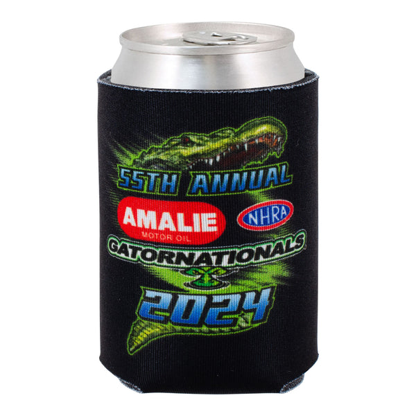 AMALIE Motor Oil NHRA Gatornationals Event Can Coozie - Front View