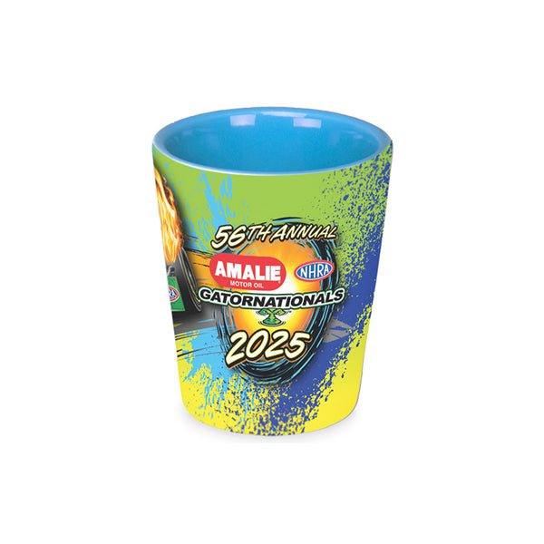 2025 NHRA Gatornationals Event Shot Glass - Front View