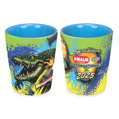 2025 NHRA Gatornationals Event Shot Glass - Dual Sided View