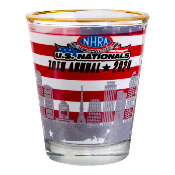 U.S. Nationals Event Shot Glass - Front View