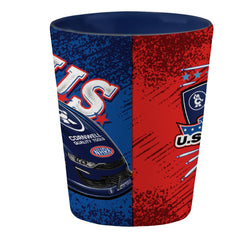 2025 Cornwell Quality Tools NHRA U.S. Nationals Shot Glass - Side View