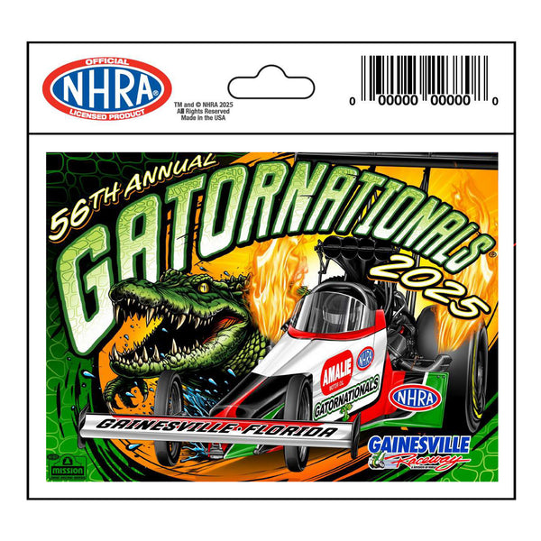 2025 NHRA Gatornationals Event Decal - Front View