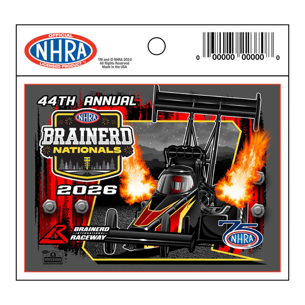2026 NHRA Brainerd Nationals Event Decal - Front View