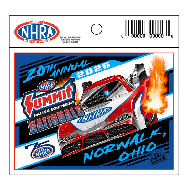 2026 NHRA Summit Nationals Event Decal
