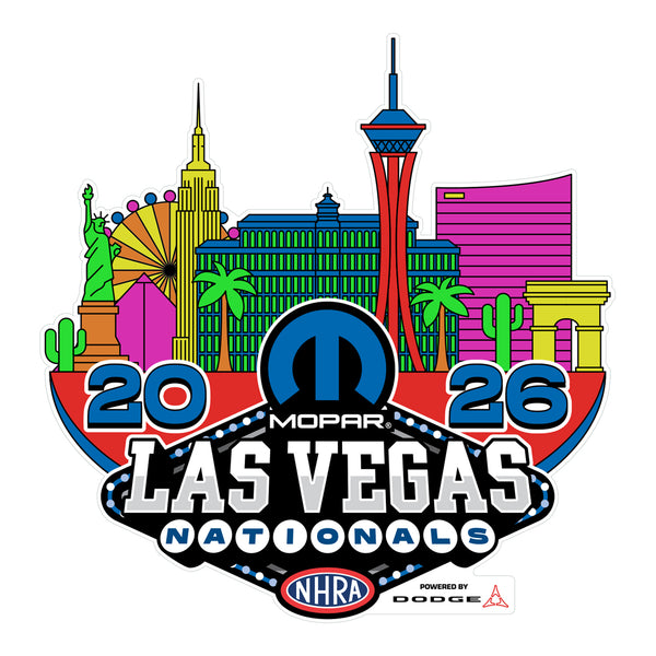 2026 Mopar Las Vegas Nationals Event Decal - Front View