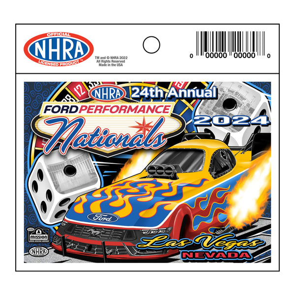 NHRA Ford Performance Nationals Event Decal - Front View