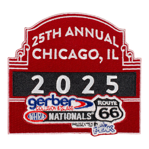 2025 Chicago Route 66 Nationals Event Emblem - Front View
