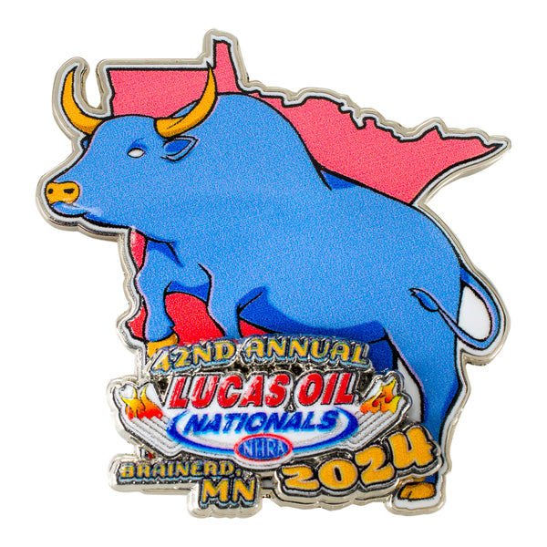 Lucas Oil NHRA Nationals Event Hatpin - Front View