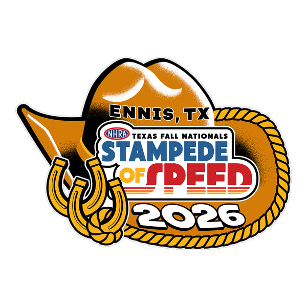 2026 NHRA Texas Fall Nationals Event Hatpin - Front View