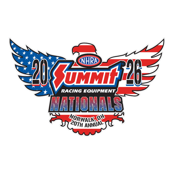 2026 NHRA Summit Nationals Event Emblem - Front View