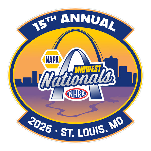 2026 Napa Auto Parts NHRA Midwest Nationals Event Hatpin - Front View