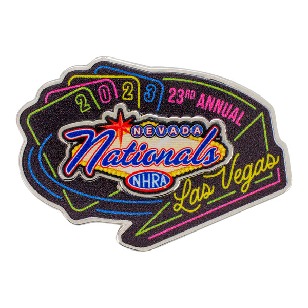 NHRA Nevada Nationals Limited Edition Hatpin In Multi-Color - Front View