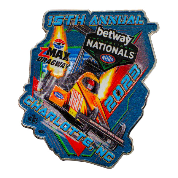 Betway NHRA Carolina Nationals Event Hatpin In Multi-Color - Front View