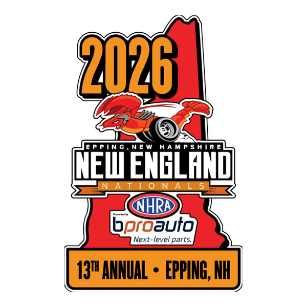 2026 NHRA New England Nationals Event Hatpin - Front View