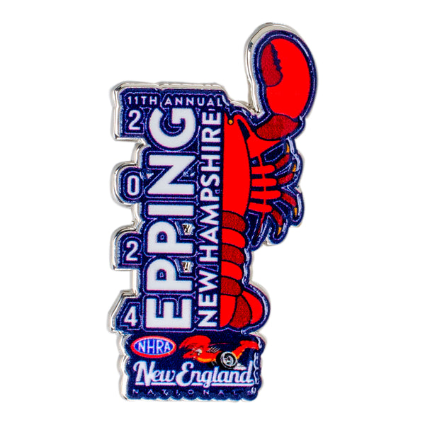 New England Nationals Event Hatpin - Front View