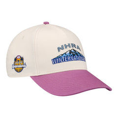 2026 NHRA Winternationals Two Tone Hat in White - Front right view