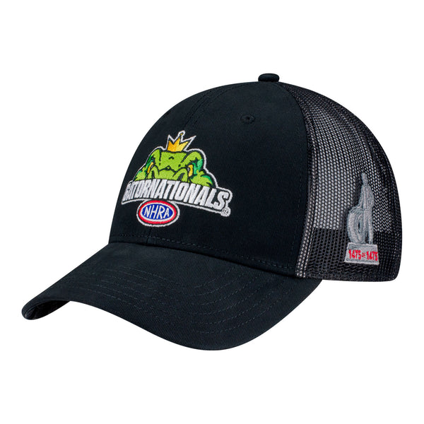 2026 Gatornationals Limited Edition Hat In Black - Angled Left Side View