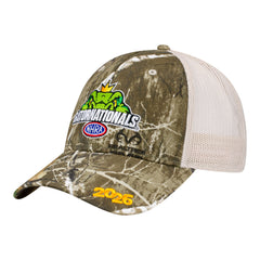 2026 Gatornationals Camo Hat - Angled Left Side View