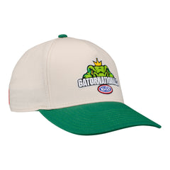 2026 Gatornationals Two-Tone Hat In Green & White - Angled Right Side View