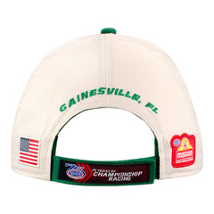 2026 Gatornationals Two-Tone Hat In Green & White - Back View