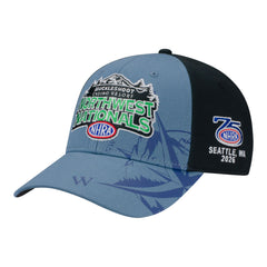 2026 Muckleshoot Casino Resort NHRA Northwest National Limited Edition Hat in Blue - Front left View