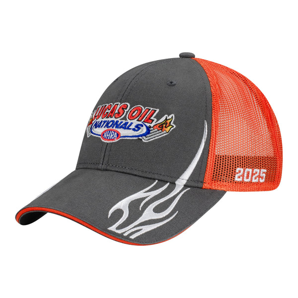 2025 Lucas Oil NHRA Nationals Event Hat - Angled Left Side View