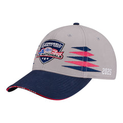 2025 Cornwell Quality Tools NHRA U.S. Nationals Retro Hat - Grey Retro - Angled Left Side View
