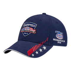 2026 Cornwell Quality Tools NHRA US Nationals Limited Edition Hat in Navy - Front left Side View