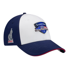 2026 Cornwell Quality Tools NHRA US Nationals Special Edition Hat in White and Blue - Front Right View