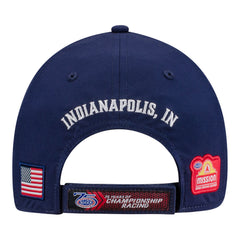 2026 Cornwell Quality Tools NHRA US Nationals Special Edition Hat in Blue and White - Back side View