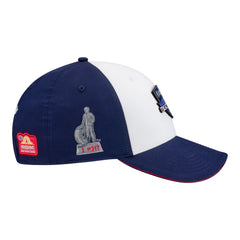 2026 Cornwell Quality Tools NHRA US Nationals Special Edition Hat in Blue and White - Right side View
