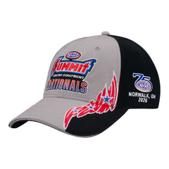 2026 Norwalk Nationals Limited Edition Hat in Black - Front Left View