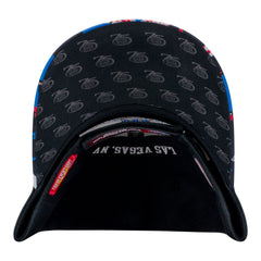 2026 Mopar NHRA Las Vegas Nationals Limited Edition Auction #750 Hat In Black, White, Blue & Red - Underbill View