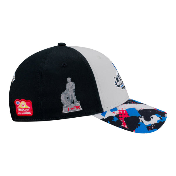 2026 Mopar NHRA Las Vegas Nationals Limited Edition Auction #1 Hat In Black, White, Blue & Red - Right Side View