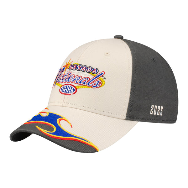 2025 NHRA Nevada Nationals Event Hat - Natural/Grey - Angled Left Side View