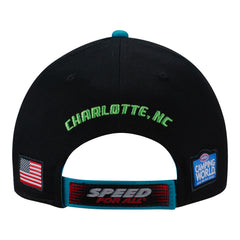 Betway NHRA Carolina Nationals Event Hat In Blue, Black & Green - Back View