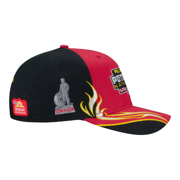 2026 NHRA Potomac Nationals Limited Edition Auction #504 Hat in Red - Right Side View