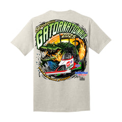 2025 NHRA Gatornationals Event Shirt - Oatmeal Heather - Back View