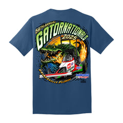 2025 NHRA Gatornationals Event Shirt - Neptune Blue - Back View