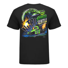 2026 Northwest Nationals Nitro Shakes T-Shirt in Black - Back View