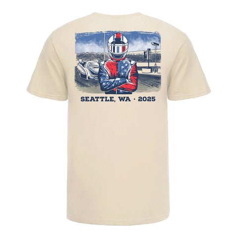 2025 Northwest Nationals Driver Shirt - Natural - Back View