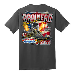 2025 Lucas Oil NHRA Nationals Event Shirt - Charcoal - Back View