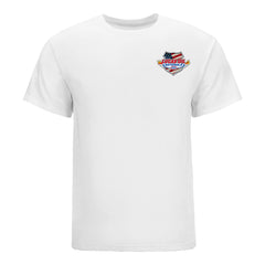 2025 Lucas Oil NHRA Nationals Event Shirt - White - Front View