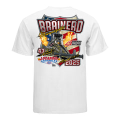 2025 Lucas Oil NHRA Nationals Event Shirt - White - Back View