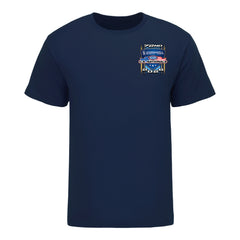 2026 Cornwell Quality Tools NHRA US Nationals Blue Event T-Shirt in Blue - Front View